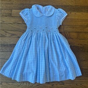 Beaufort Bonnet Co Smocked Blue Gingham Dress